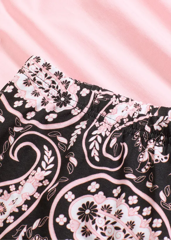Kort pyjamas i 100% bomull, bonprix