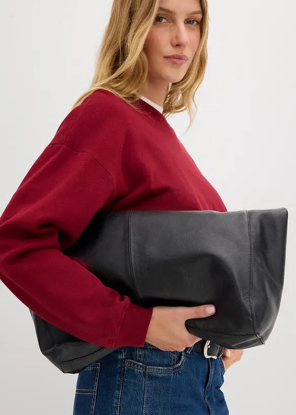 Oversized sweatshirt i 100% økologisk bomull, bonprix