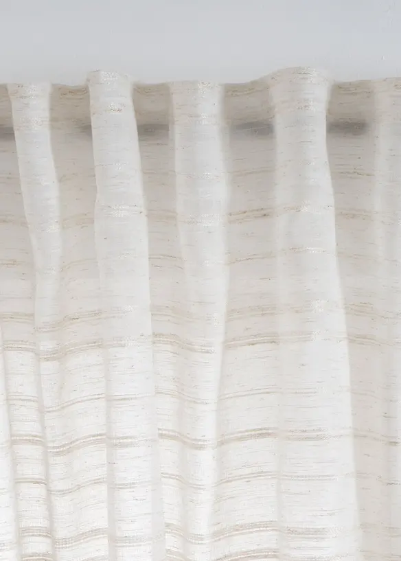 Gardin med stripemønster (1-pack), bonprix