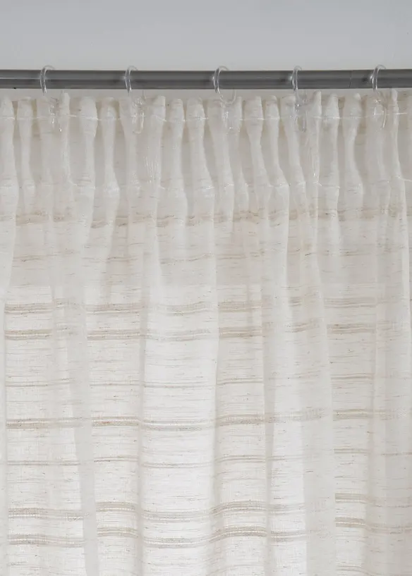 Gardin med stripemønster (1-pack), bonprix