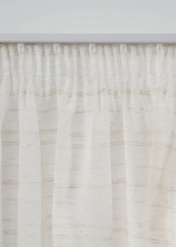 Gardin med stripemønster (1-pack), bonprix