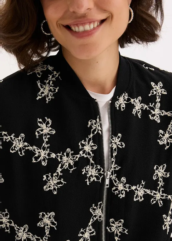 Bomberjakke med broderi, bonprix