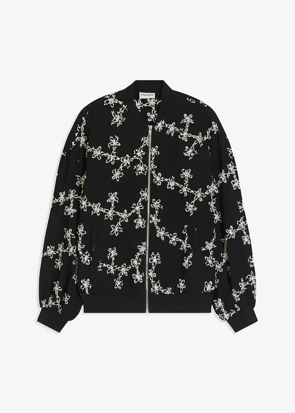 Bomberjakke med broderi, bonprix