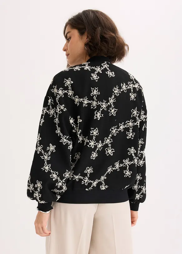 Bomberjakke med broderi, bonprix