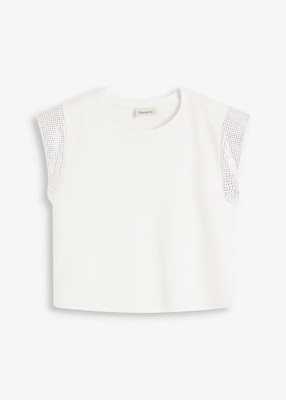 Topp med skulderputer, bonprix