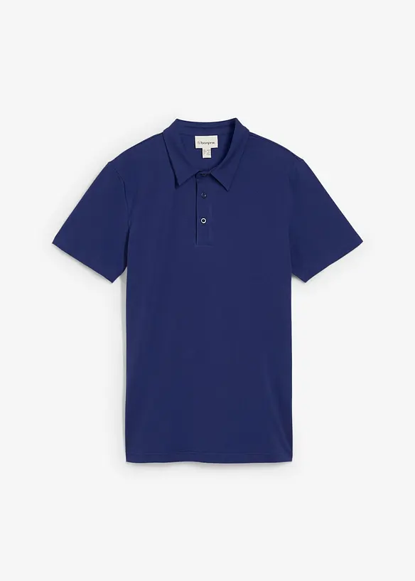 Stretch-poloskjorte i jersey, Slim Fit, bonprix