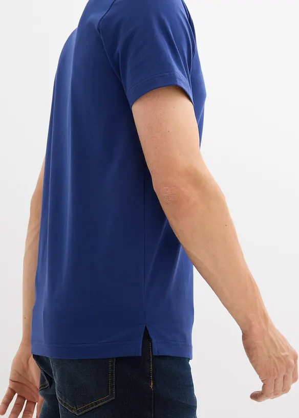 Stretch-poloskjorte i jersey, Slim Fit, bonprix