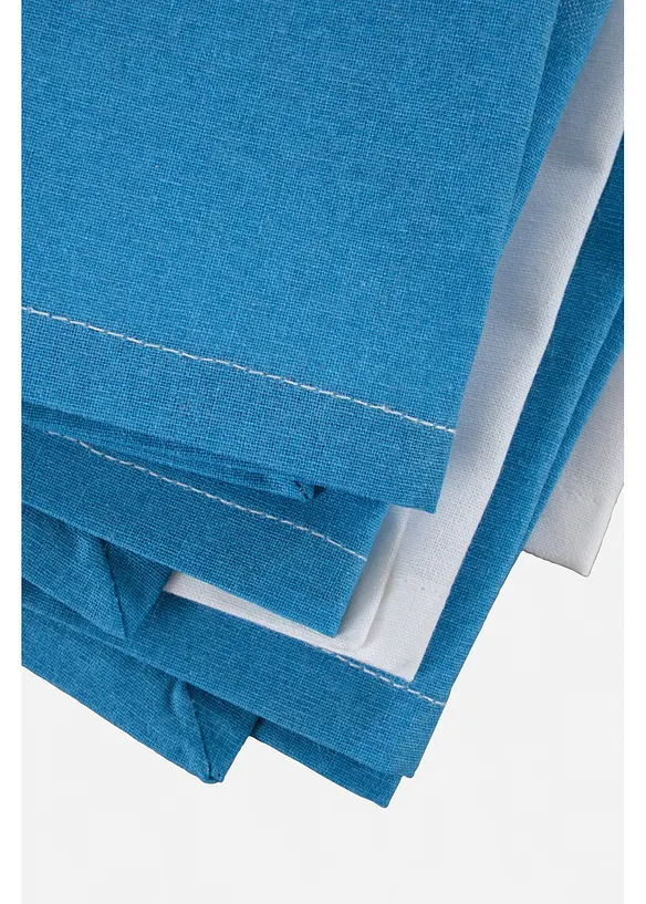 Tøyservietter i økologisk bomull (4-pack), bonprix