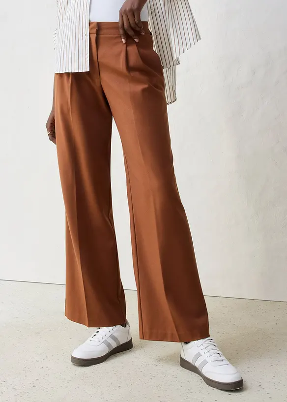 Bukse med ull og legg, bonprix