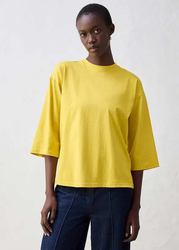 Topp med silke, bonprix