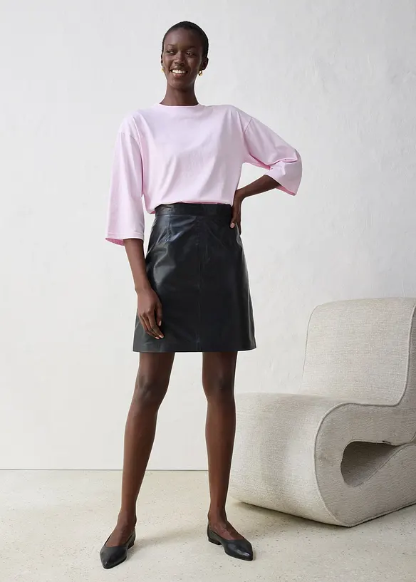 Topp med silke, bonprix