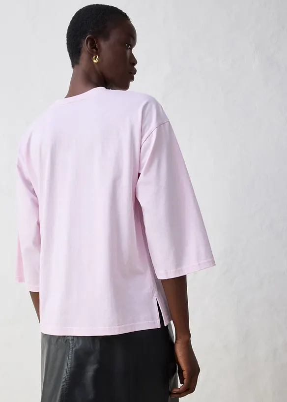 Topp med silke, bonprix