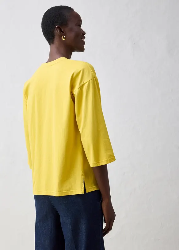 Topp med silke, bonprix