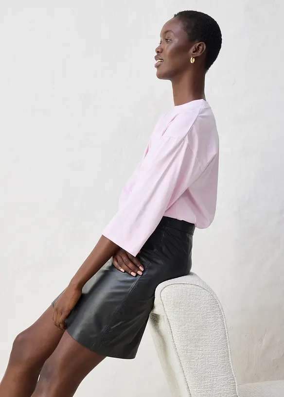 Topp med silke, bonprix