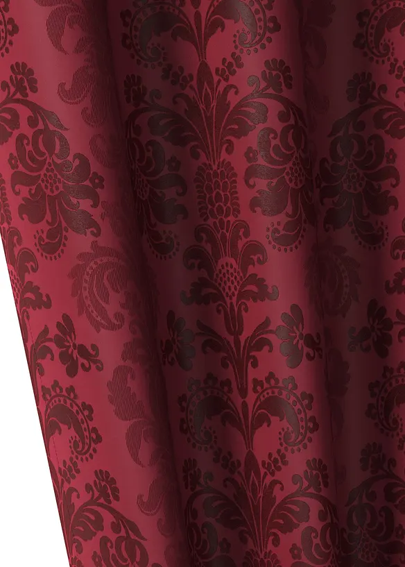 Lystett gardin i jacquard med termofunksjon (1-pack, bonprix