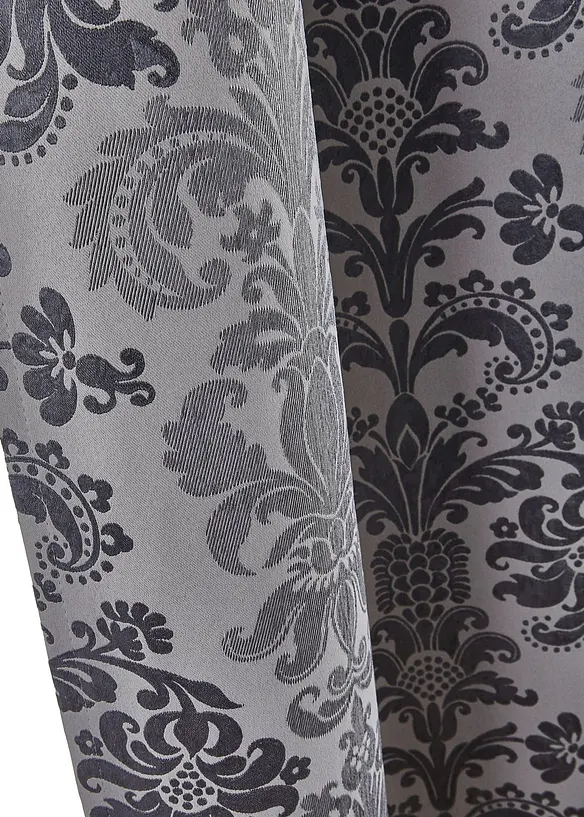 Lystett gardin i jacquard med termofunksjon (1-pack, bonprix