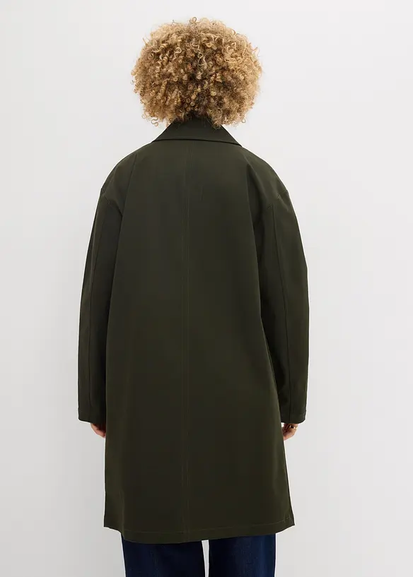 Trenchcoat i vannavvisende materiale, bonprix