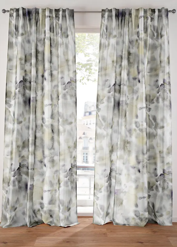 Gardin med print (1-pack), bonprix