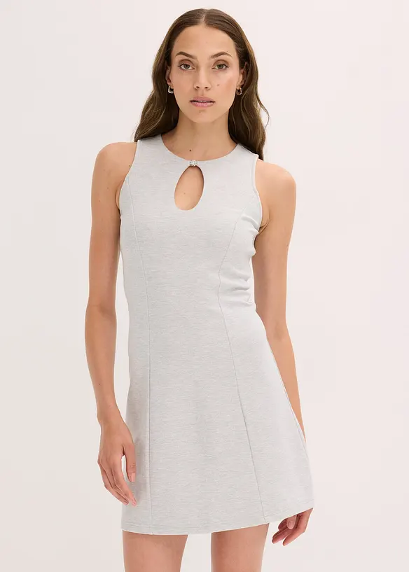 Minikjole med pynteknapp, bonprix