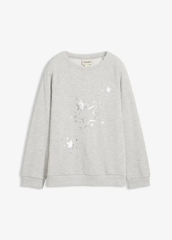 Sweatshirt i 100% bomull, bonprix
