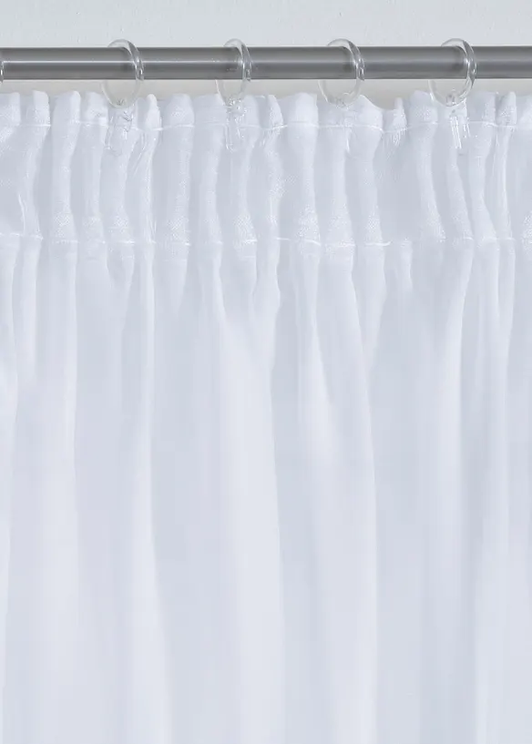 Gardin i batist med fin struktur (1-pack), bonprix