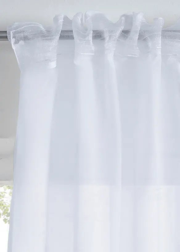 Gardin i batist med fin struktur (1-pack), bonprix