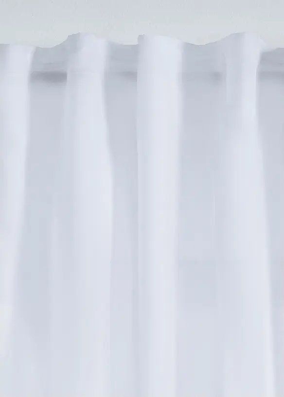 Gardin i batist med fin struktur (1-pack), bonprix