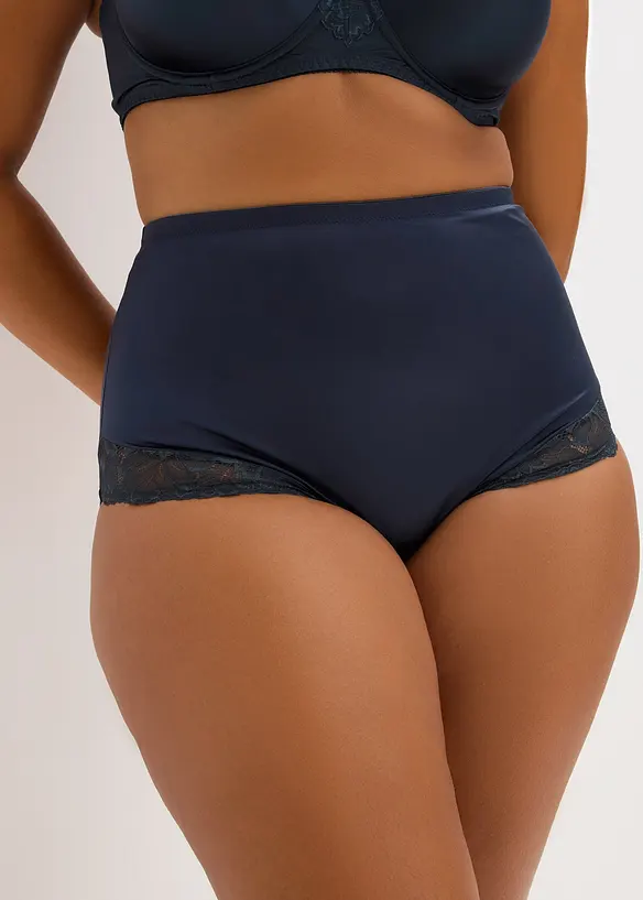 Shape-truse i materiale med glans, middels formende (2-pack), bonprix