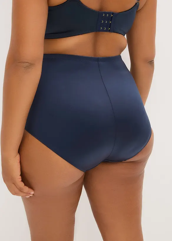 Shape-truse i materiale med glans, middels formende (2-pack), bonprix