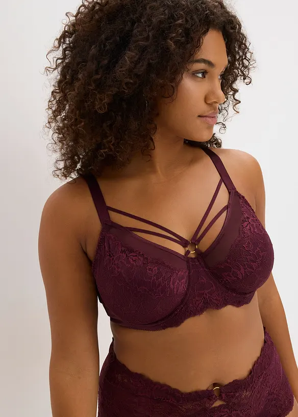 Minimizer-BH med delikate blonder, bonprix