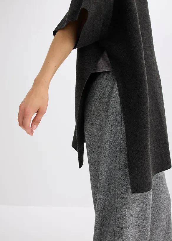 Oversized strikkecape, bonprix