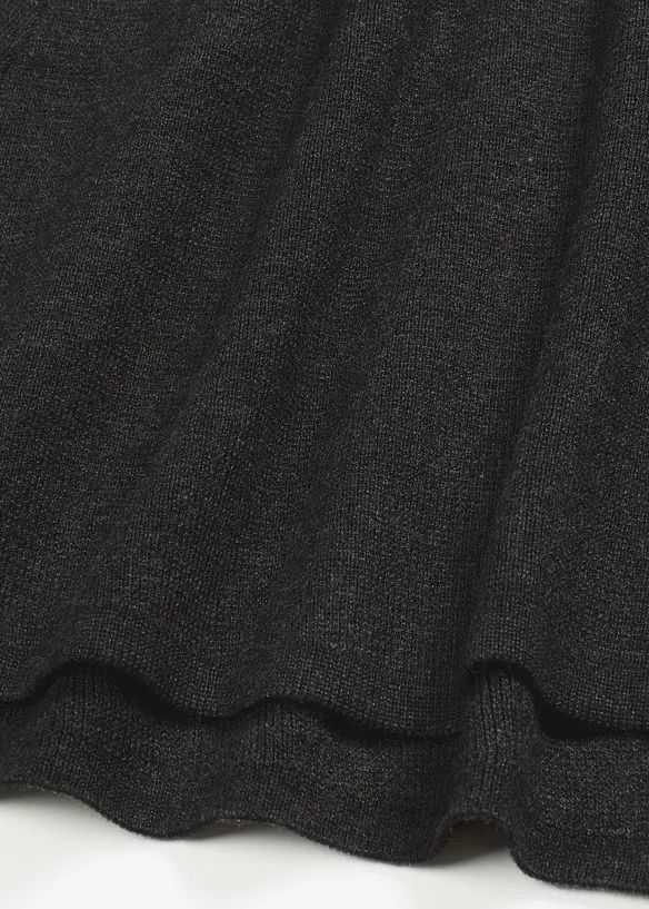 Strikkekjole av myk viskosemiks, bonprix