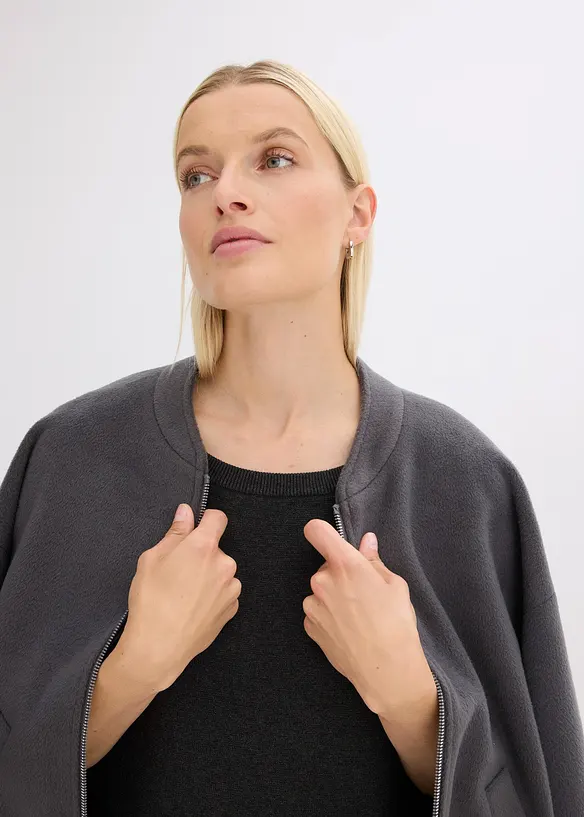 Strikkekjole av myk viskosemiks, bonprix