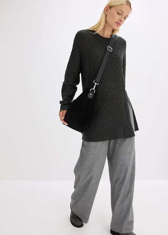 Lang genser i lett viskosemiks, bonprix