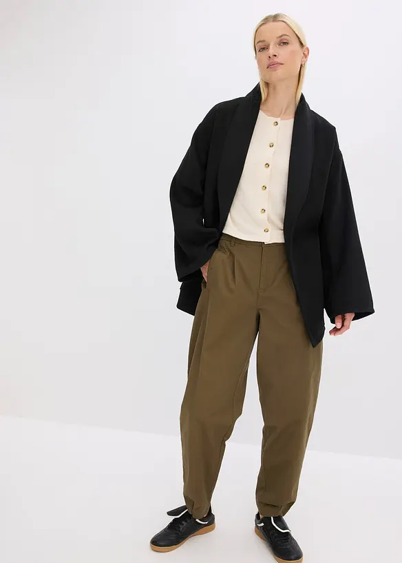 Jakke i ull look, bonprix