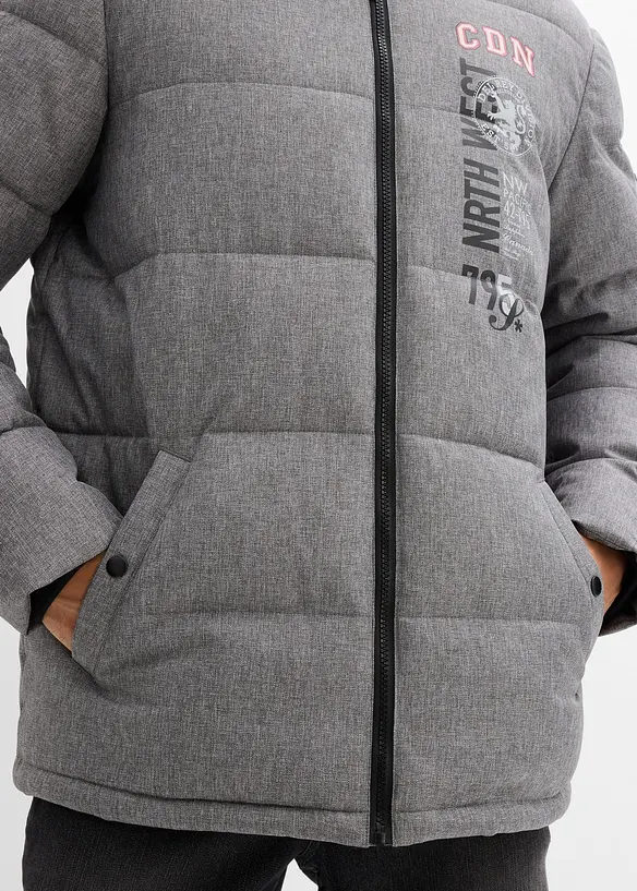Vattert varm outdoorjakke, bonprix