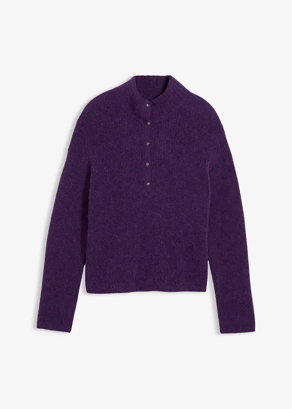 Oversized ullgenser med alpakka, bonprix