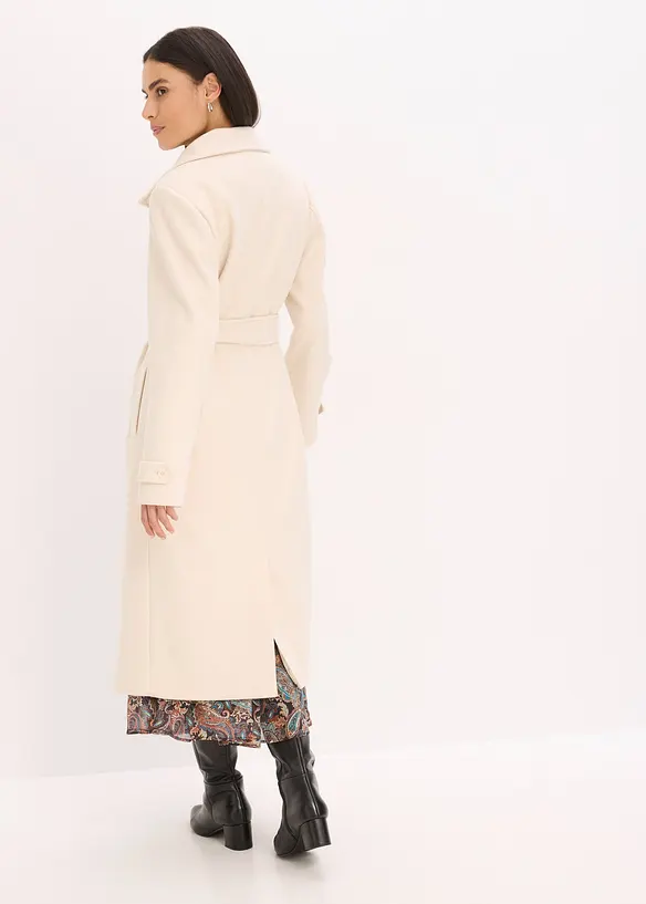 Kåpe med ull-look, bonprix