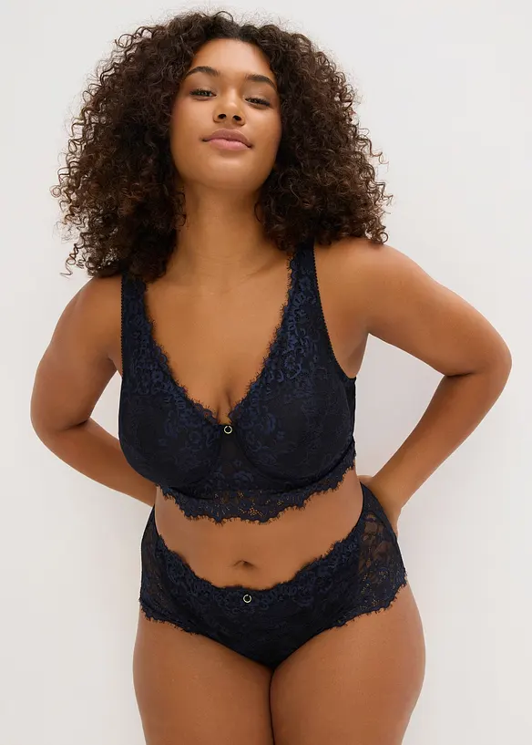 Nydelig blondetruse med høy midje, bonprix