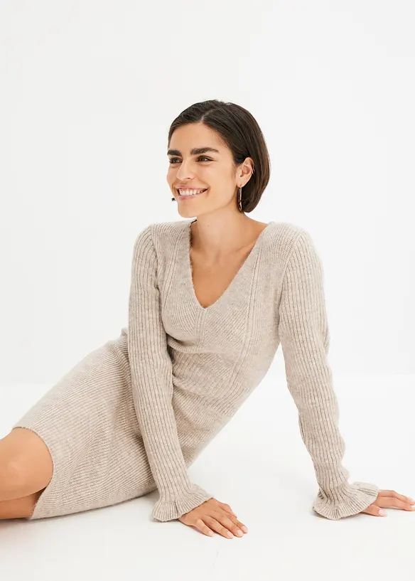 Strikkekjole, bonprix