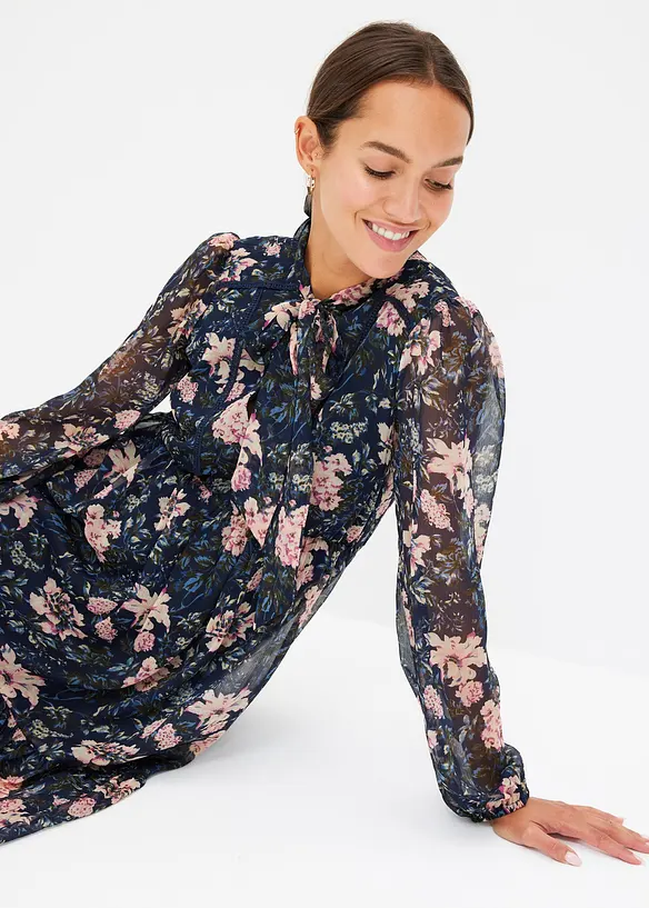 Chiffonkjole, bonprix