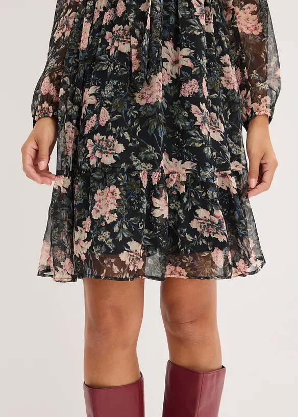 Chiffonkjole, bonprix