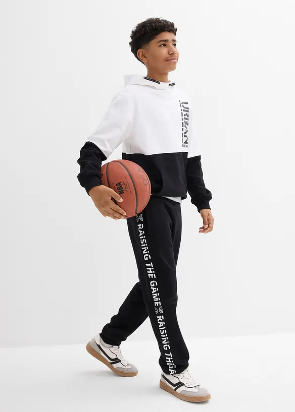 Joggebukse i 100% økologisk bomull, bonprix