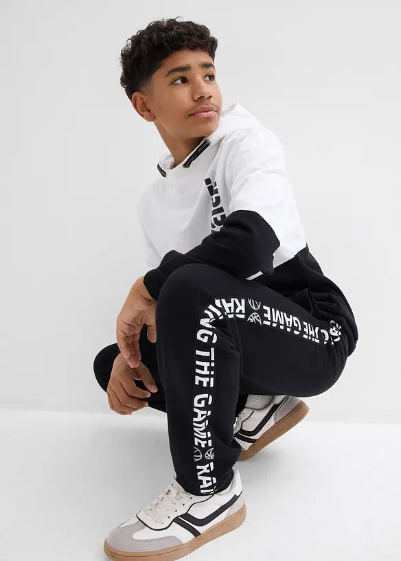 Joggebukse i 100% økologisk bomull, bonprix