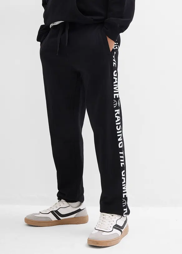 Joggebukse i 100% økologisk bomull, bonprix