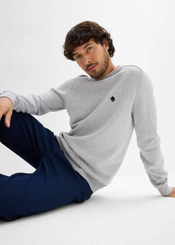 Finstrikket genser, bonprix