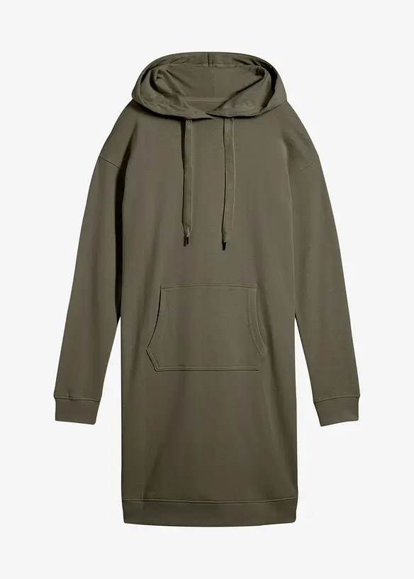 Sweatshirtkjole i 100% bomull, bonprix