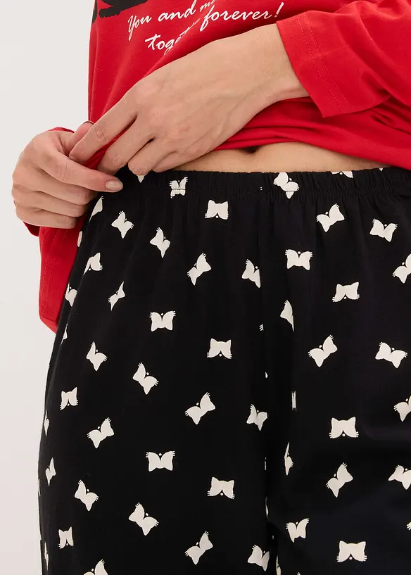 Pyjamas med sovemaske, bonprix
