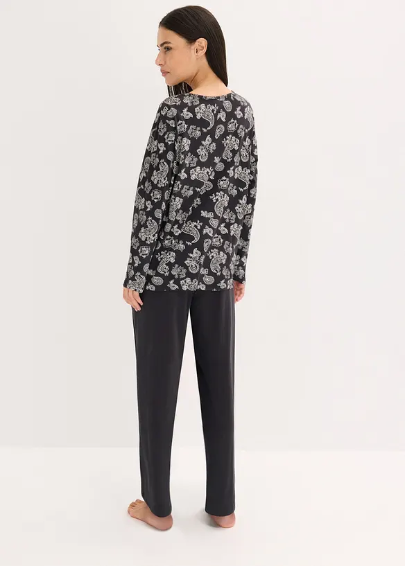 Pyjamas i 100% bomull, bonprix