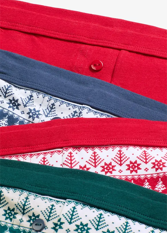 Dameboxer med økologisk bomull (4-pack), bonprix
